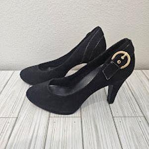 Christian Siriano Round Toe Suede Look Pump- Women's 7